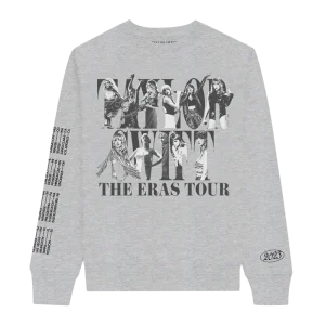 Taylor Swift The Eras Tour Heather Ggray Sweatshirt