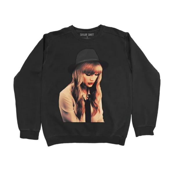 Black Taylor Swift The Eras Tour Heather Sweatshirt