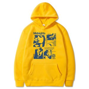 Taylor Midnight Album Swift Yellow Hoodie