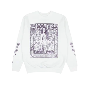 Taylor Swift The Eras Tour Heather White Sweatshirt