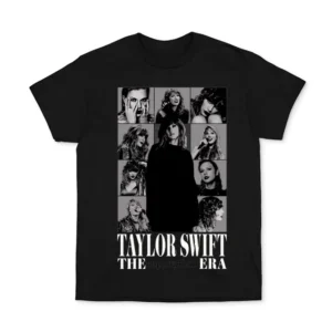 Taylor Cotton Black Shirt